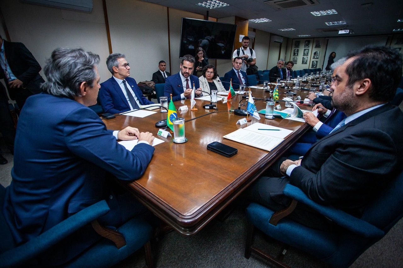 De acordo com Zema, ele, Castro, Leite e Caiado foram "muito bem atendidos" por Haddad nesta quarta-feira (24)