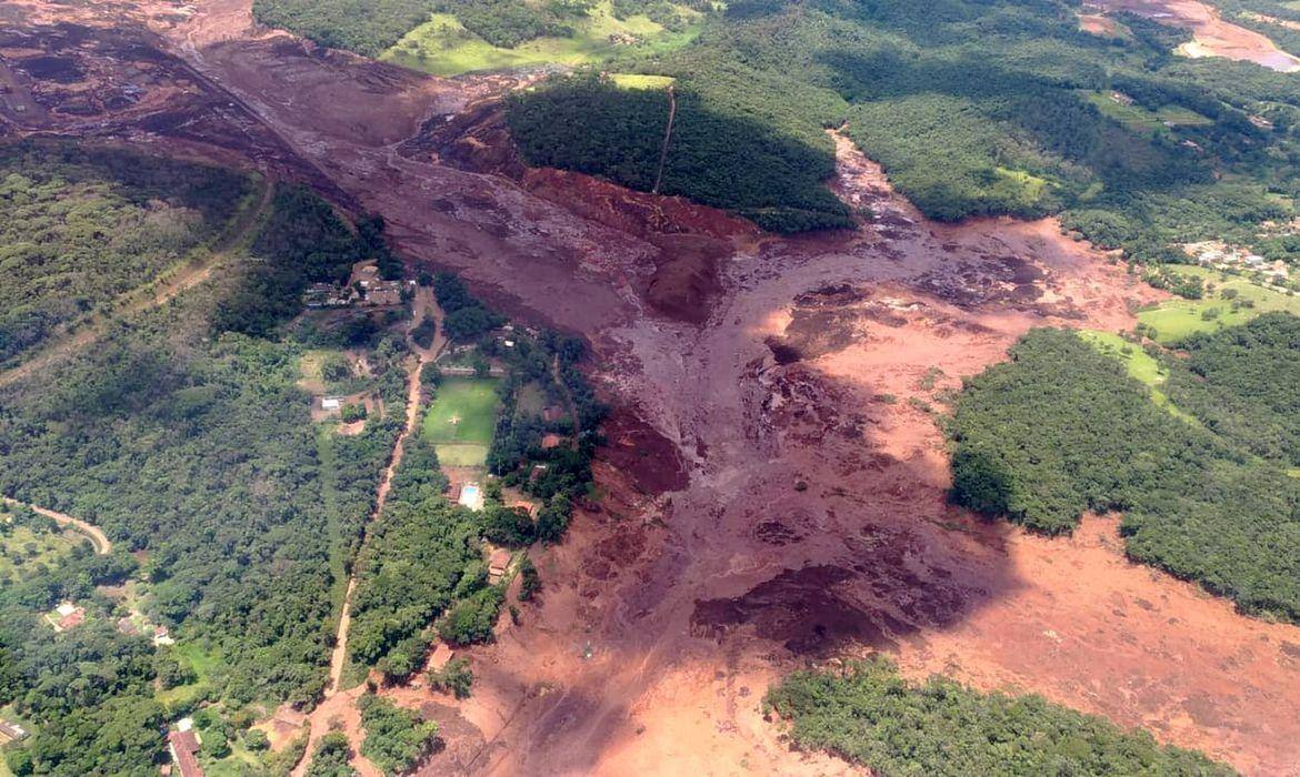Mina Córrego do Feijão, após rompimento da barragem em 2019