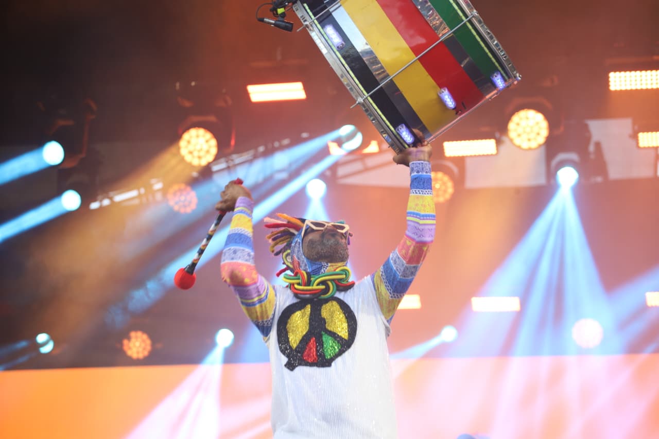 Olodum foi uma das principais atrações da Virada Cultural de Belo Horizonte em 2025