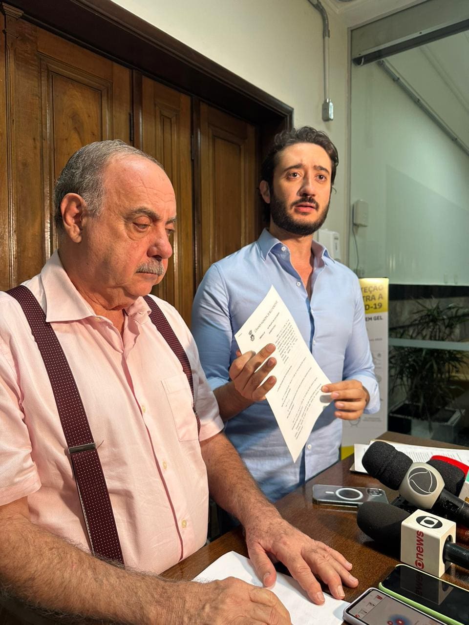 Fuad Noman e Gabriel Azevedo se reúnem na PBH