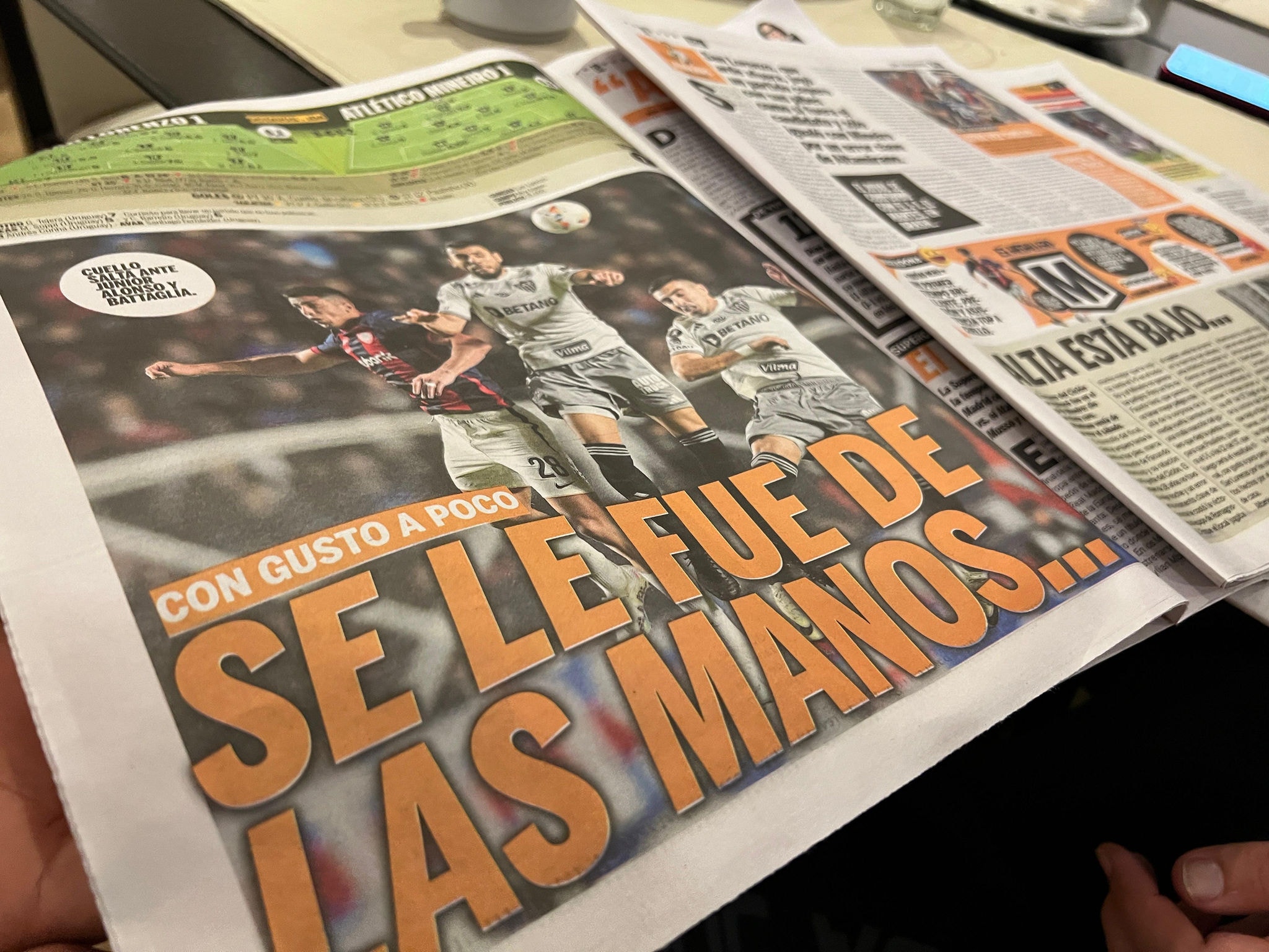 "Se foi das mãos": jornal argentino destaca empate entre San Lorenzo e Atlético