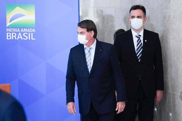 Bolsonaro e Rodrigo Pacheco