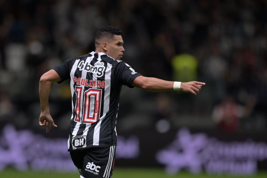 Paulinho marcou o gol do Atlético diante do Fortaleza, neste domingo (23), na Arena MRV