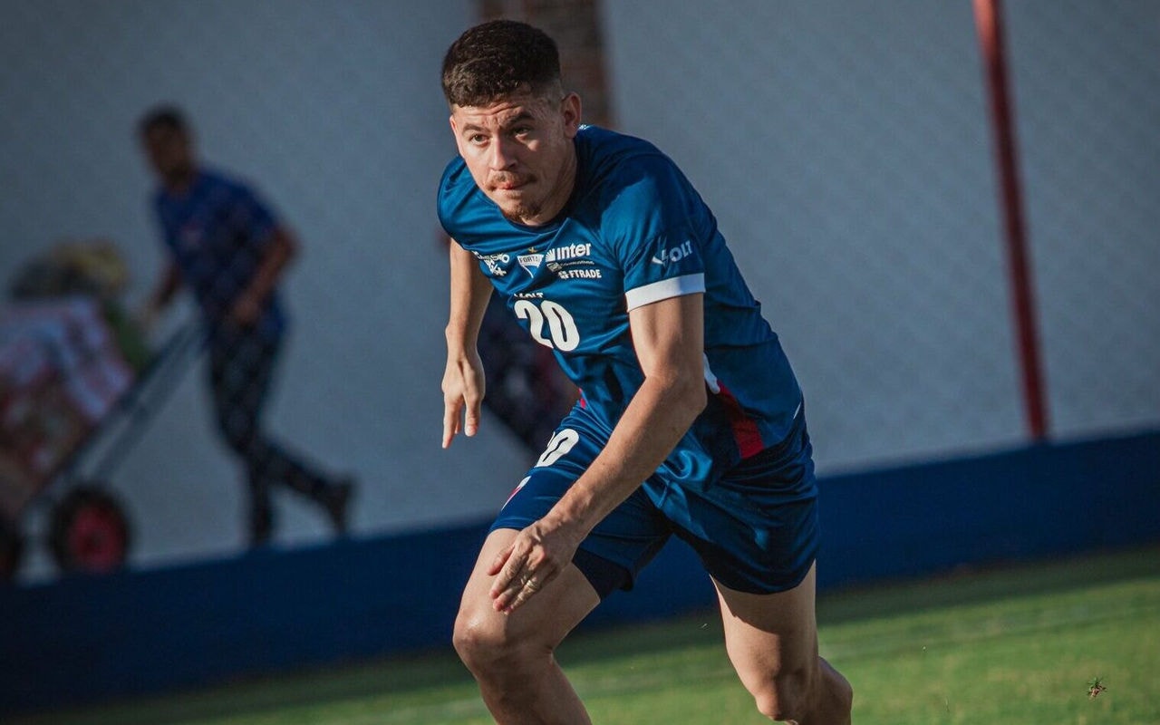 Fortaleza durante treino (Foto: Mateus Lotif/Fortaleza EC)