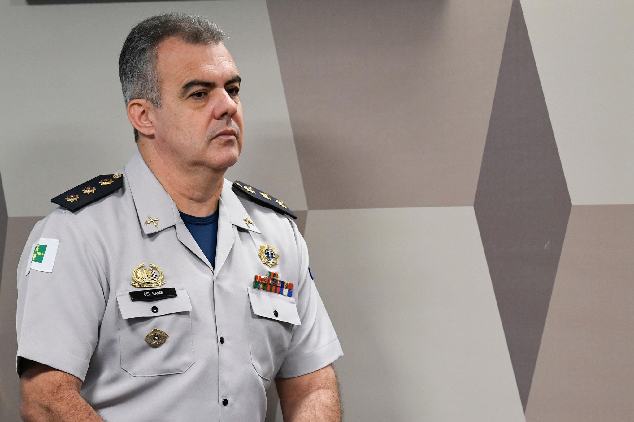 O coronel Jorge Naime, ex-comandante da PM-DFjpg