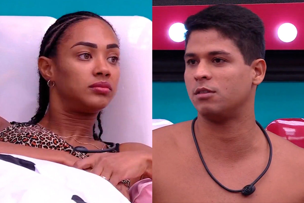 Aline e Guilherme no BBB 25