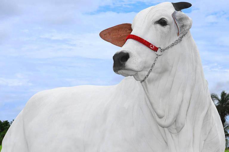 Vaca Sophie Ourofino foi leiloada por R$ 1,5 milhão na Expozebu