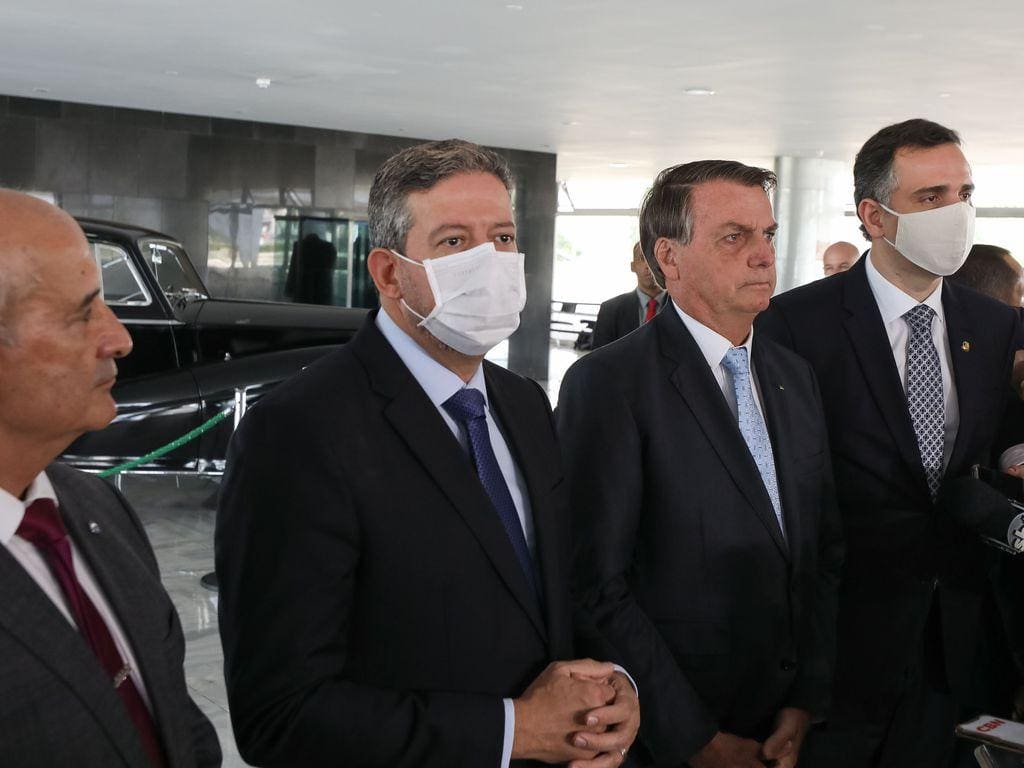 Lira, Bolsonaro e Pacheco