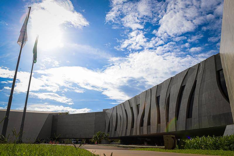 Fachada do Superior Tribunal de Justiça (STJ), em Brasília