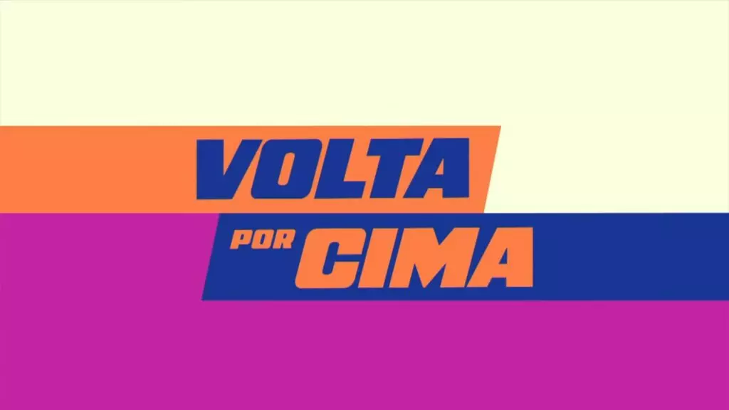 Logotipo da novela Volta por Cima, da TV Globo