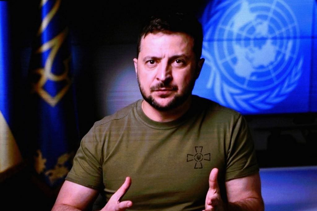 Volodymyr Zelensky discursou na Assembleia da ONU 2192022