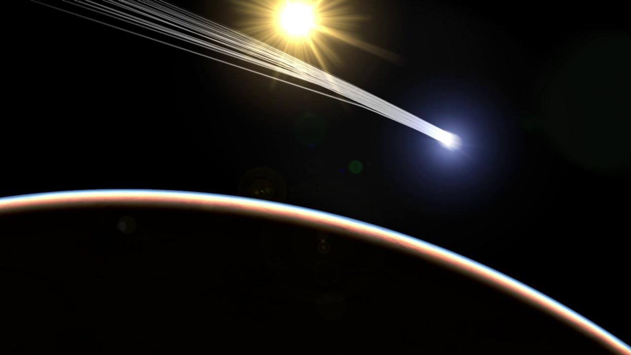 Chuva de meteoros ocorre quando poeira de cometa encontra a atmosfera terrestre