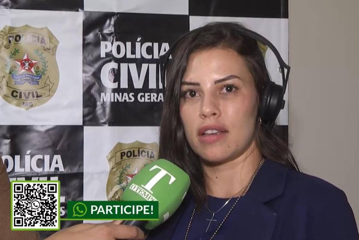 Delegada Ingrid Estevam, da Divisão Especializada de Referência à Pessoa Desaparecida, em entrevista ao Direto da Redação