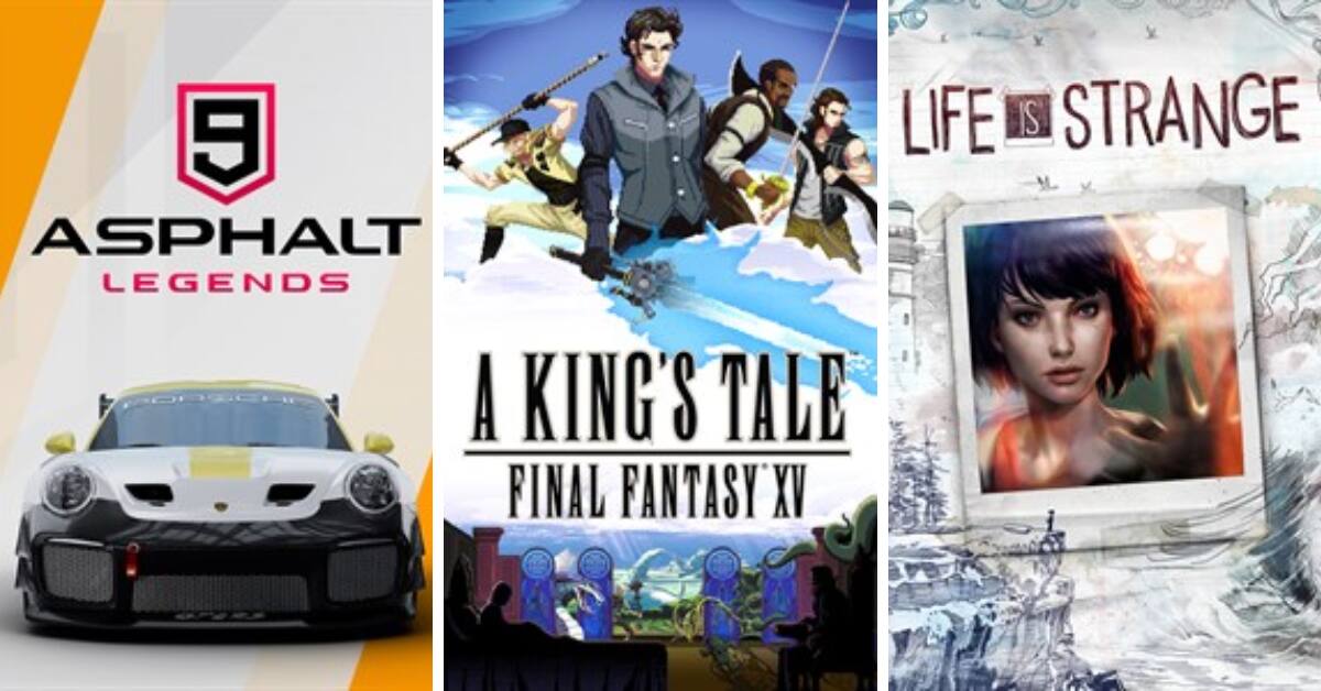 Asphalt 9: Legends, A KING'S TALE: FINAL FANTASY XV e Life is Strange são alguns dos jogos de graça