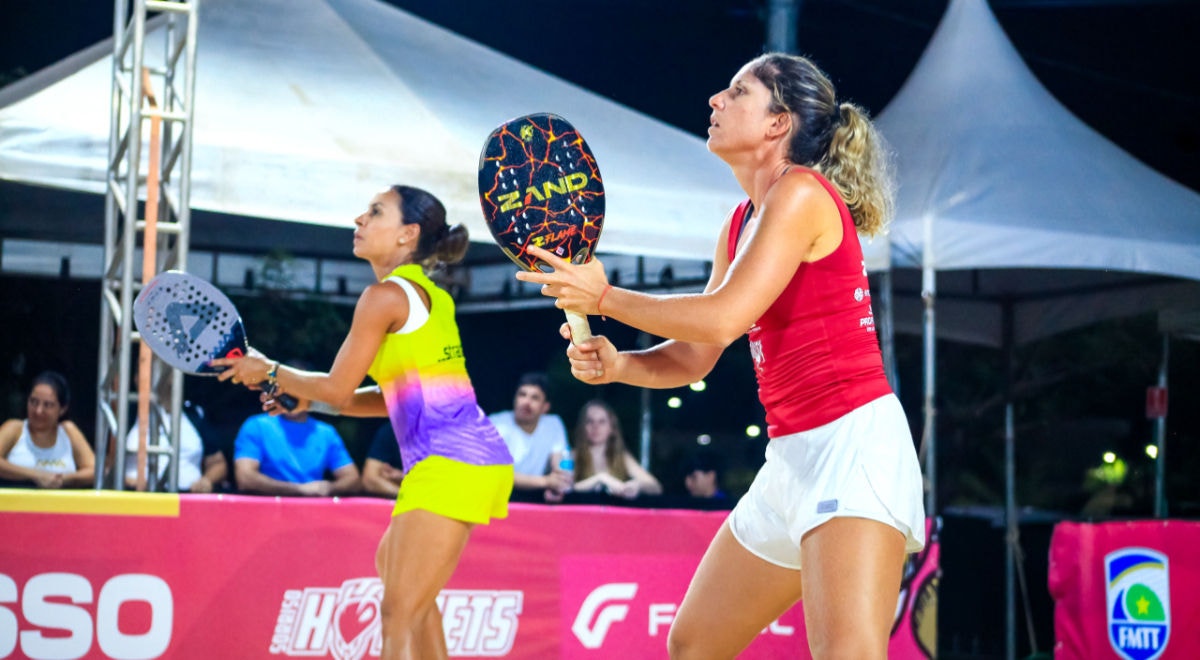 Campeonato de beach tennis em Sinop, no Mato Grosso