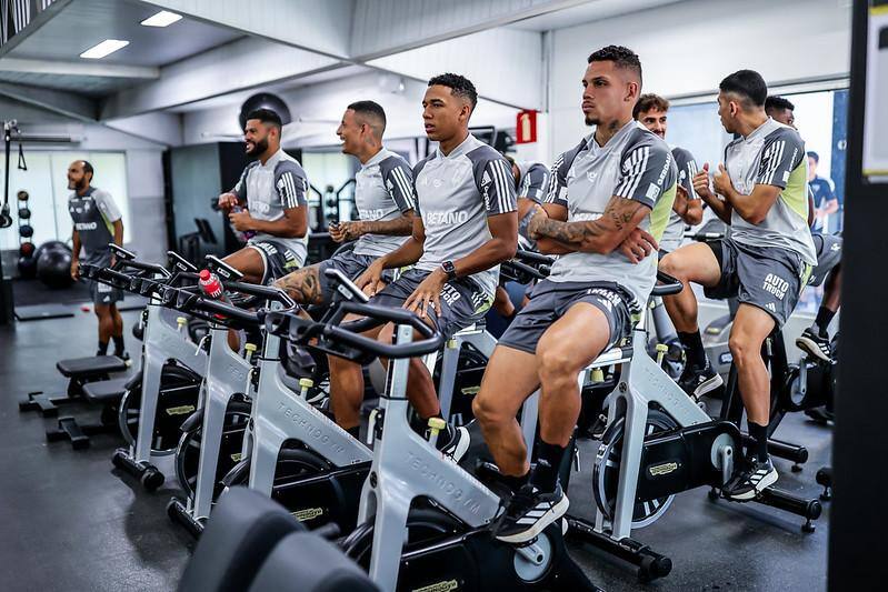 Treinamento do Atlético na Cidade do Galo