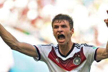 German routs star, Müller said no one thought about slowing down
