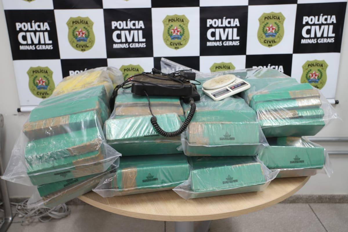 Polícia apreendeu 150 Kg de maconha e 6 Kg de cocaína