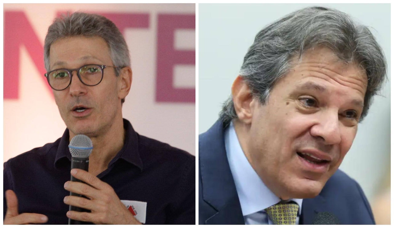 Romeu Zema e Fernando Haddad