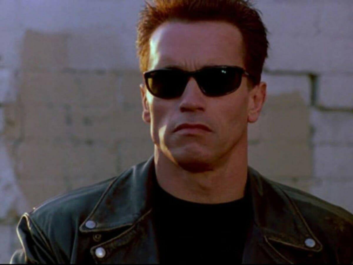 Arnold Schwarzenegger protagonizou a franquia O Exterminador do Futuro, lançada em 1984