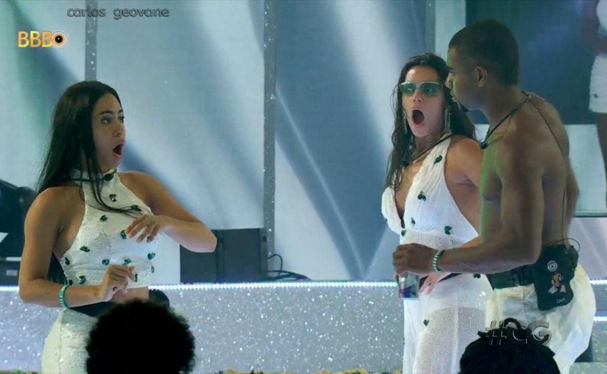 Davi, Isabelle e Alane no BBB 24