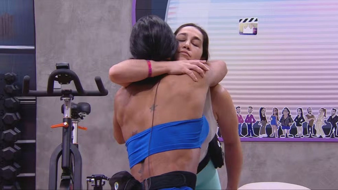 Gracyanne Barbosa e Daniele Hypólito no 'BBB 25'