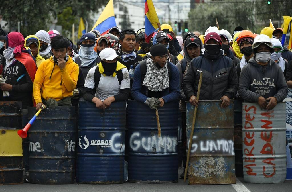 Protestos no Equador