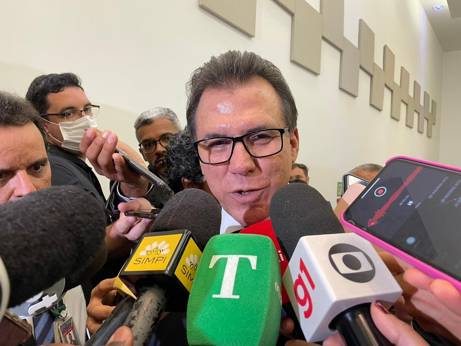 Ministro do Trabalho, Luiz Marinho, após cerimônia de transmissão de cargo nesta terça-feira (3), em Brasília (DF)