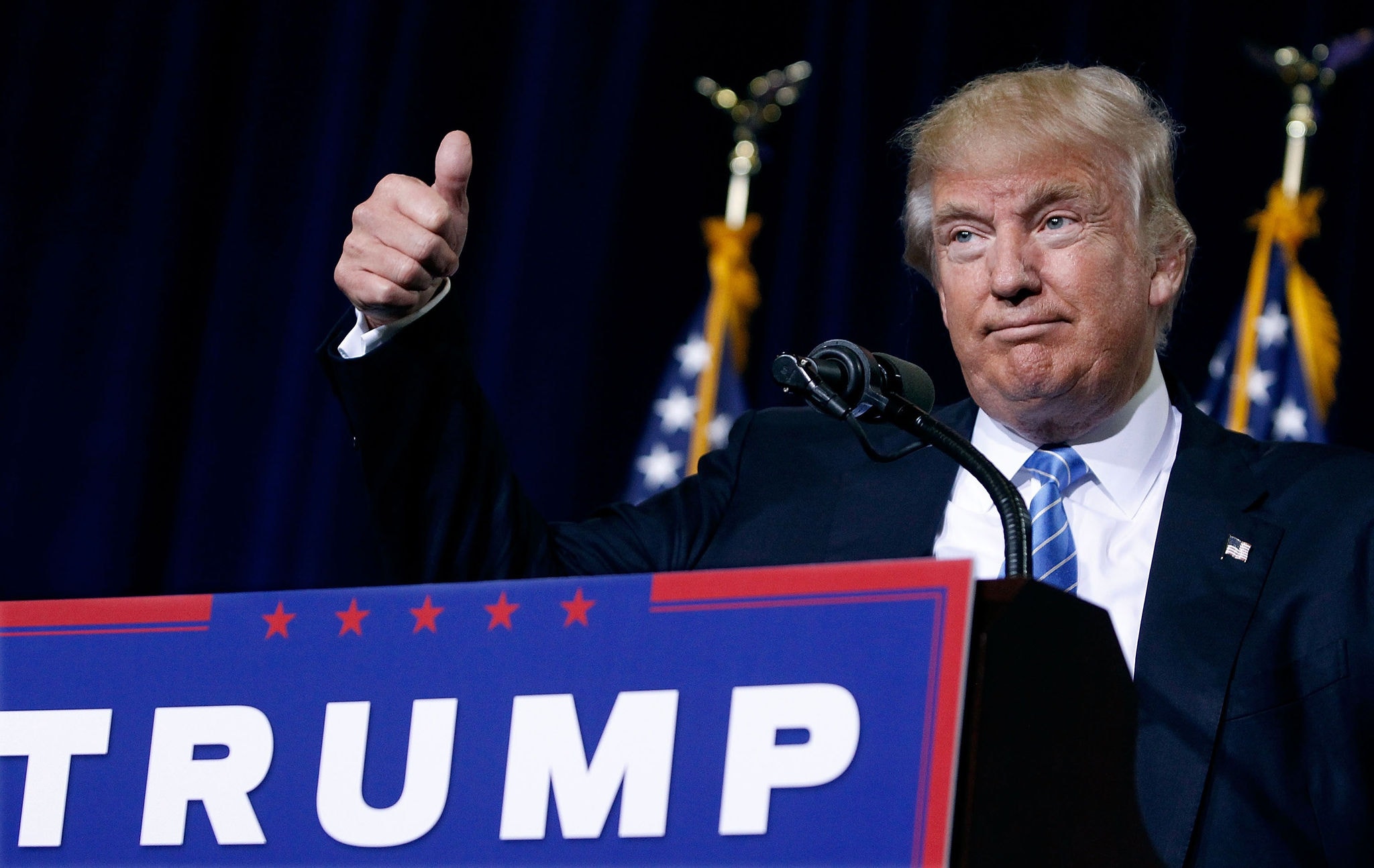 O magnata Donald Trump 