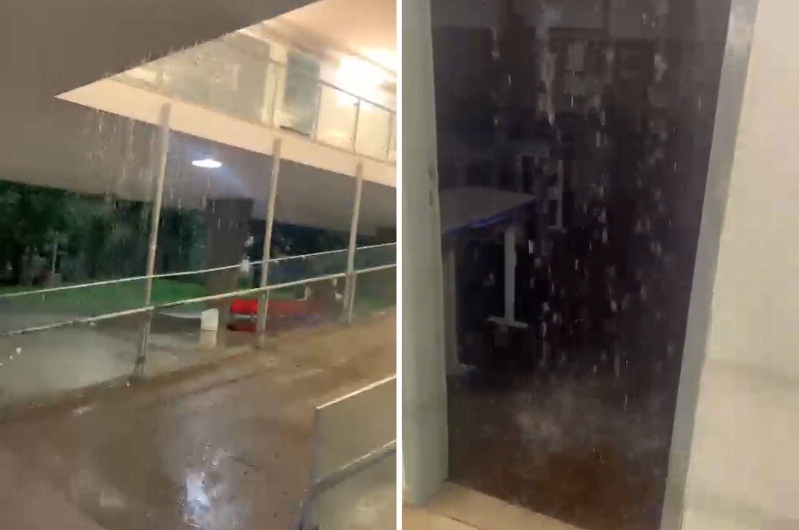 Estadual Central registra alagamentos após temporal em BH
