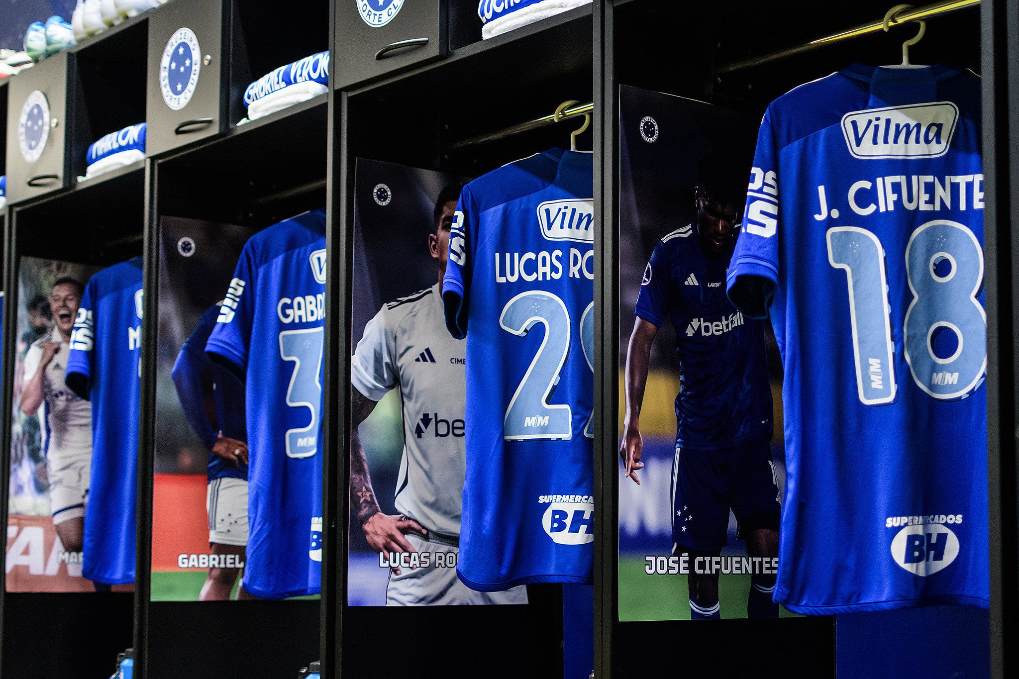 Vestiário da Raposa pronto para receber os jogadores