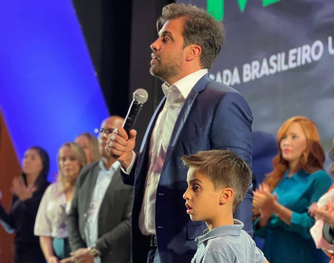 Pablo Marçal em convenção do Pros