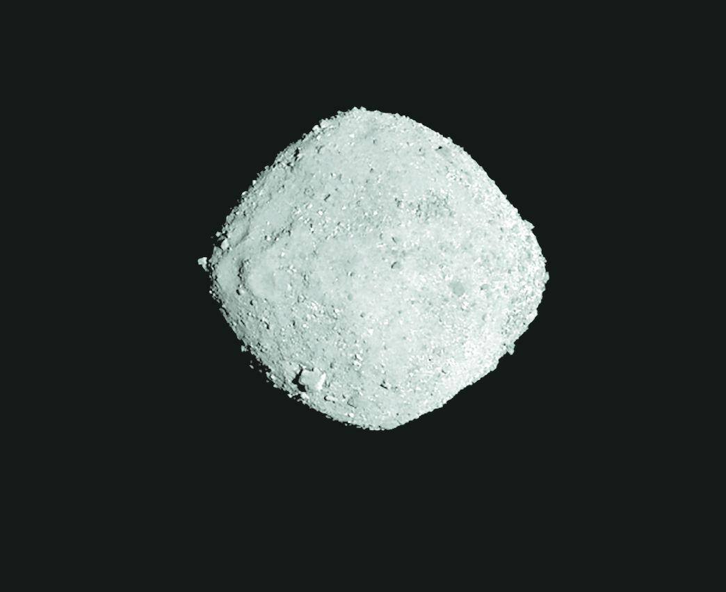 O asteroide Bennu, onde está a sonda