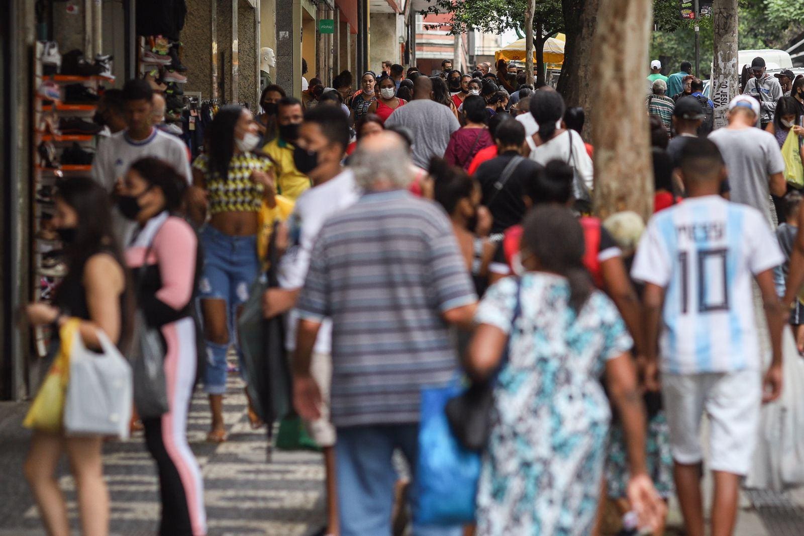 centro de bh comercio natal mascara covid