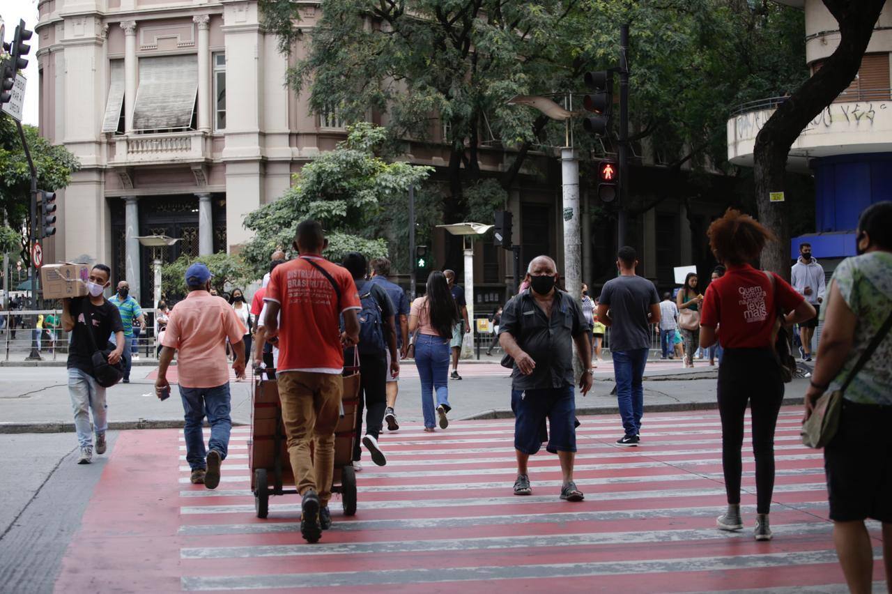 Centro BH movimentado