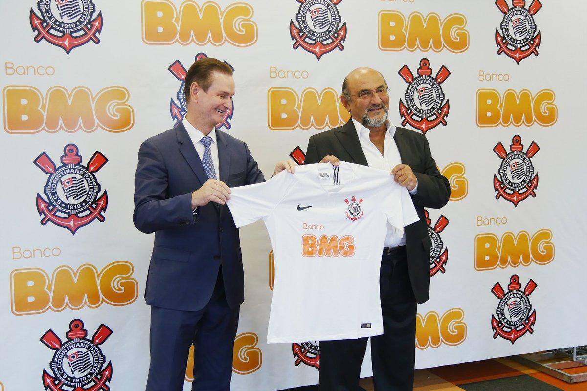 Parceiro de Galo e Cruzeiro, BMG acerta patrocínio com Corinthians