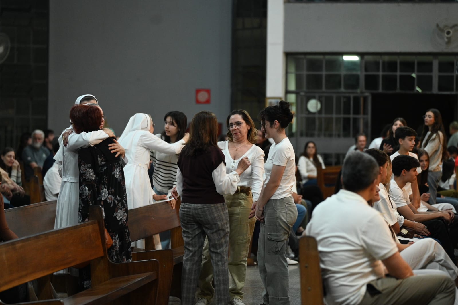 Missa de sétimo dia realizada em homenagem a professora Soraya França. A cerimônia ocorreu na Paróquia Nossa Senhora da Divina Providência, na região da Pampulha