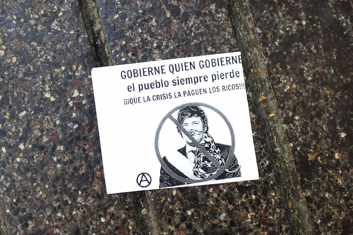 Protestos contra Milei crescem