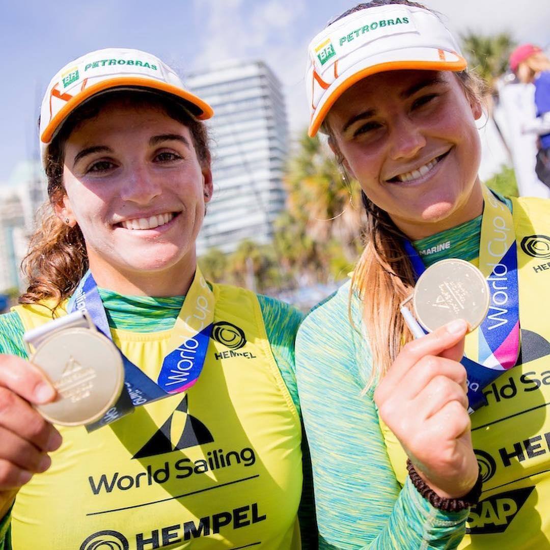 A medalha deste domingo premiou a consistência de Fernanda Oliveira e Ana Barbachan