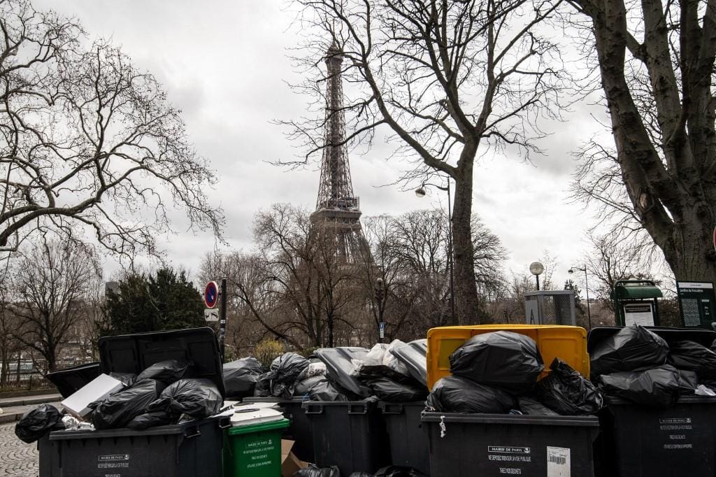 Greve de garis em Paris