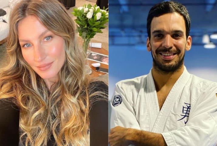Gisele Bundchen e professor de jiu-jitsu joaquim valentepng