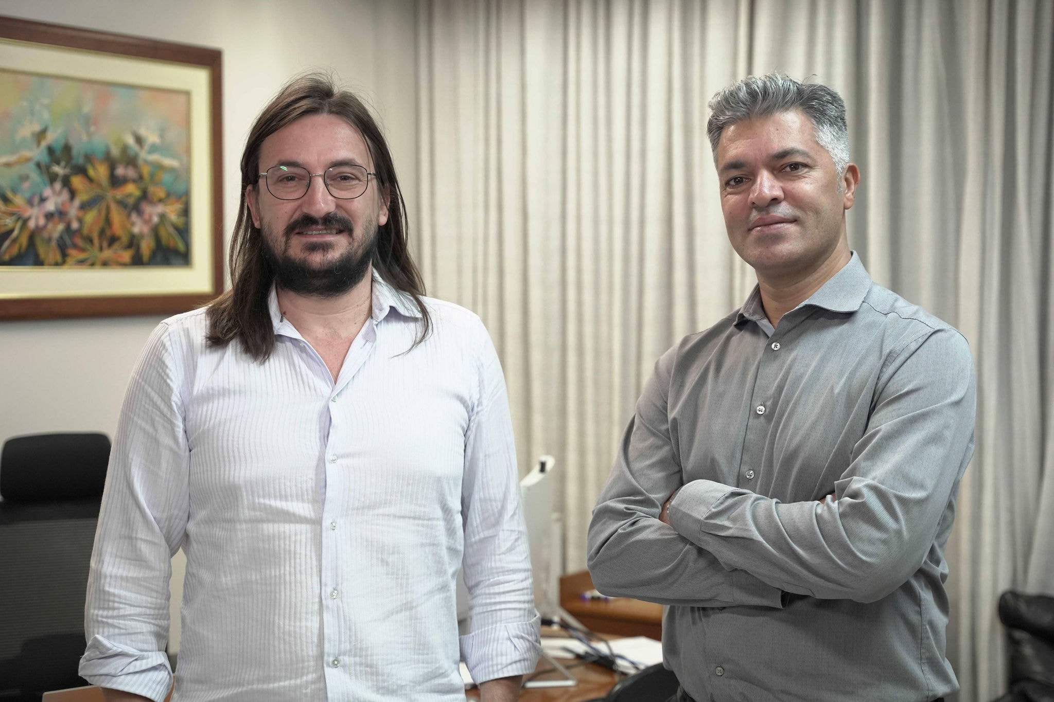 Fabrício Missio, presidente da Fundação Ipead e Renato Silva, superintendente do Ipead.
