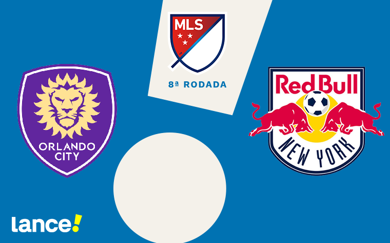 Orlando City x NY Red Bulls pela MLS (Foto: Arte/Lance!)