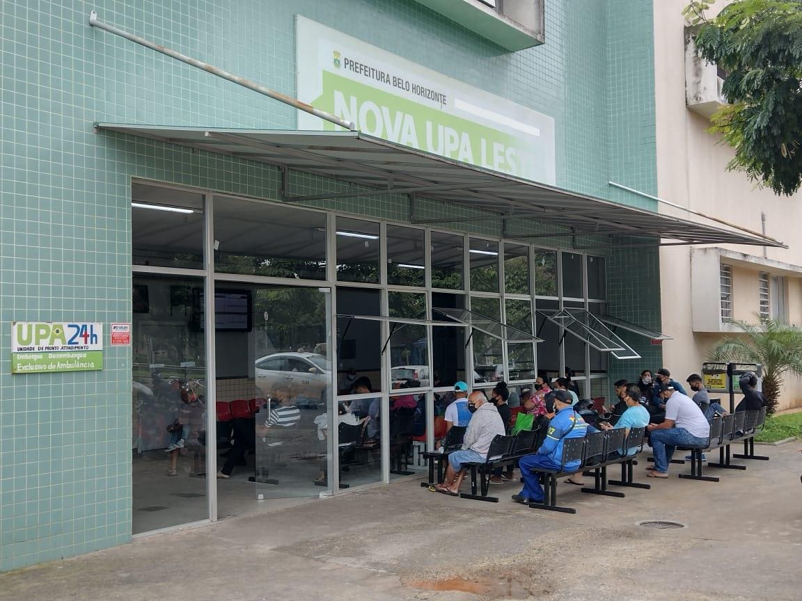 upa leste lotada gripe covid janeiro de 2022