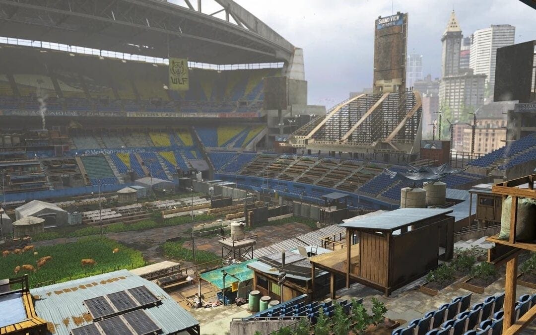 Estádio SoundView tem diversas referências com o Lumen Field de The Last of Us (Foto: Reprodução)