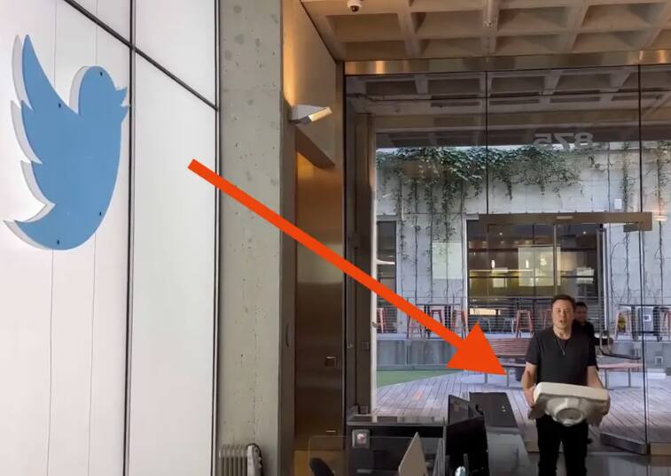 Elon Musk entra na sede do Twitter com pia na mão; Veja o vídeo