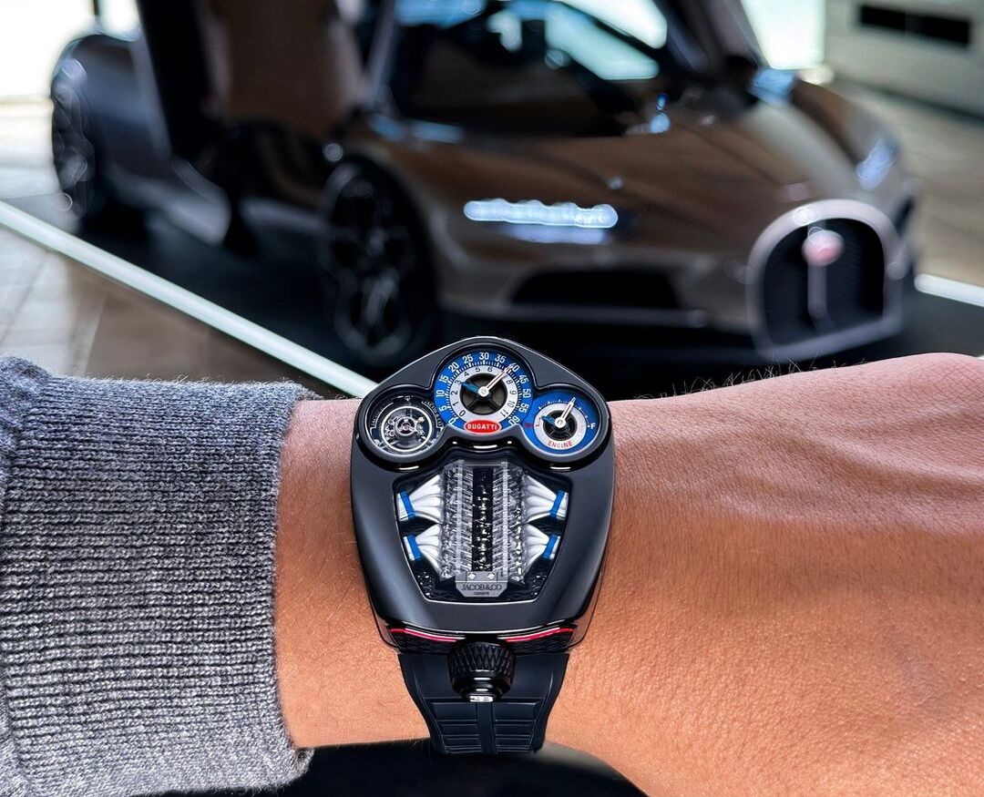 Relógio do Bugatti Tourbillon traz detalhes exclusivos e será limitado a 250 unidades
