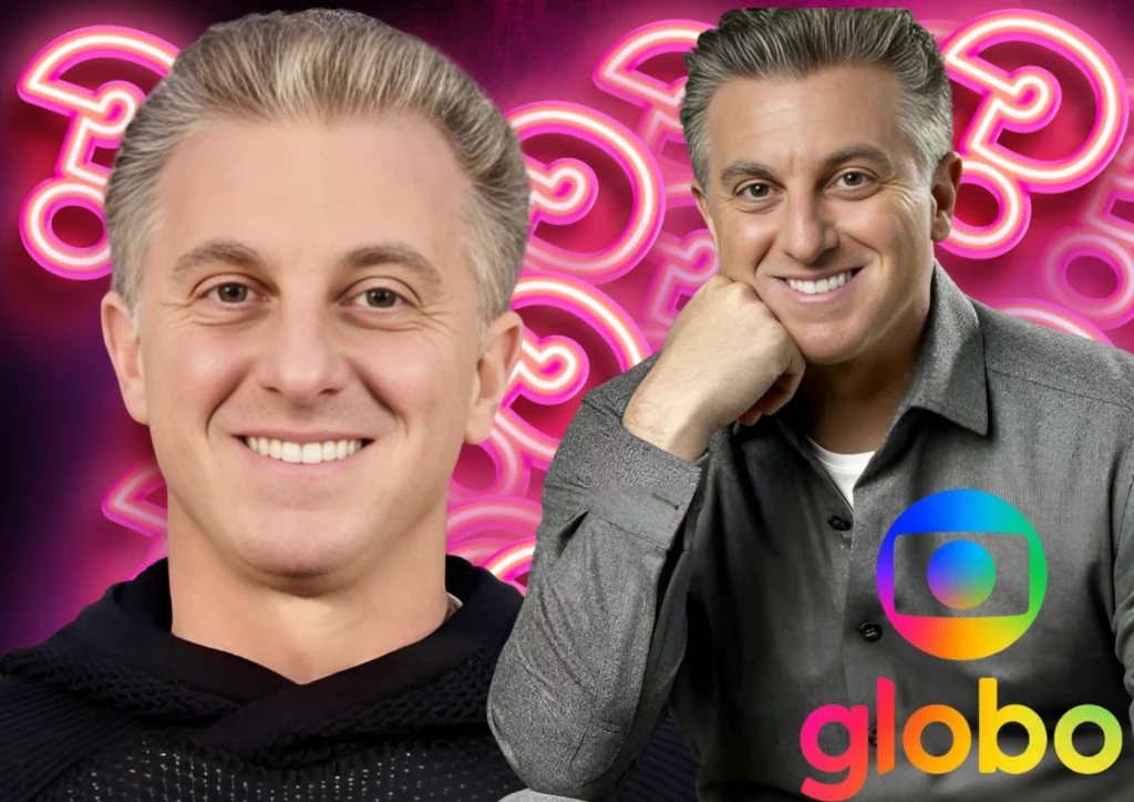 Luciano Huck nos bastidores da Globo  - Divulgação/TV Globo 