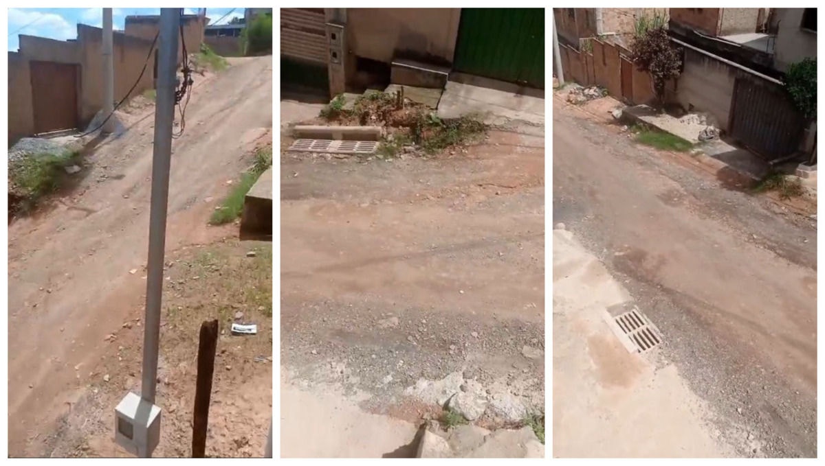 De acordo com o denunciante, a rua 515 é a única que não é asfaltada