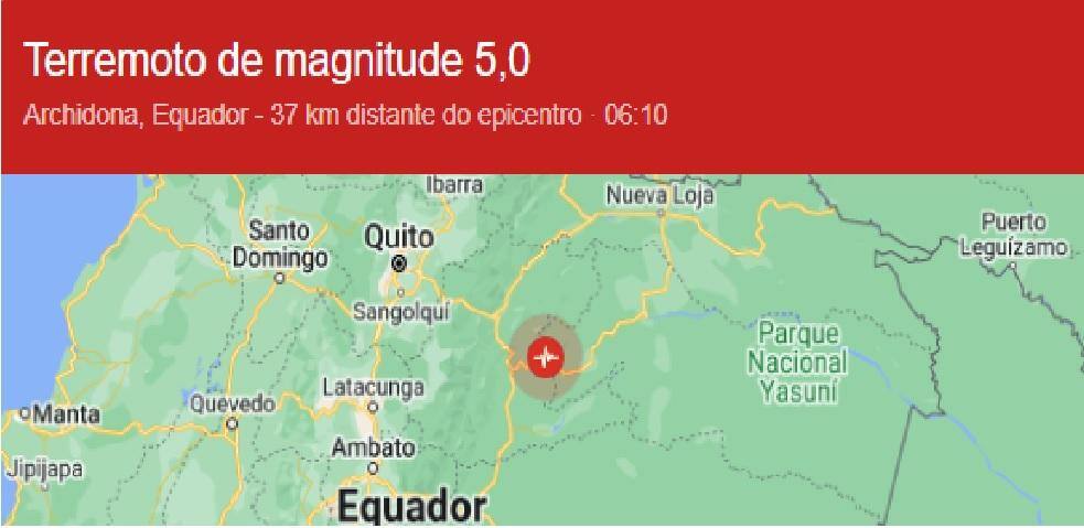 Terremoto equador